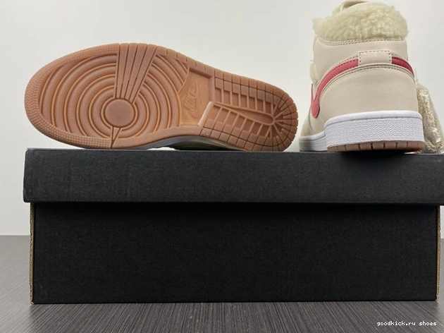 Cheap Pearl Jordan1 Mid Fleece 3701 SunProtective White DO2207- 1027